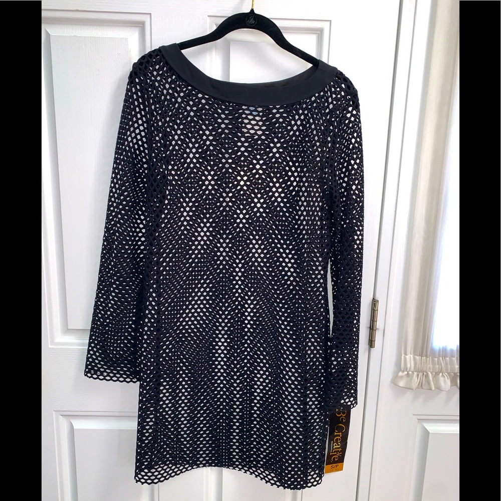 Bahia Bathing Suit Coverup size S Black